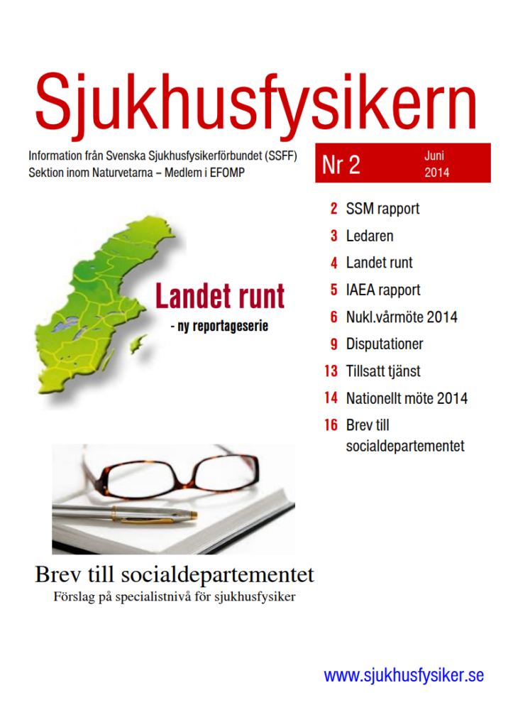 Sjukhusfysikern Nr 2 2014