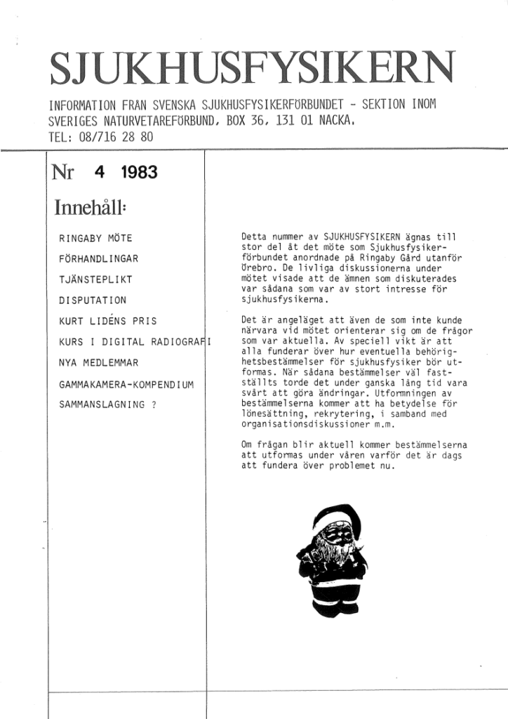 Sjukhusfysikern Nr 4 1983