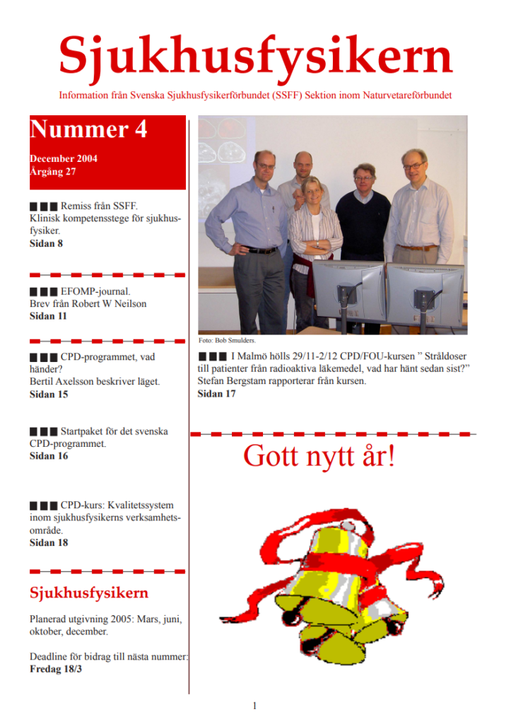 Sjukhusfysikern Nr 4 2004